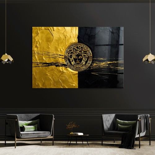 Quadro arte oro nero - oro,