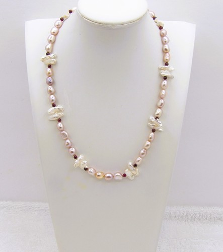 Collana perle acqua dolce - collana,
