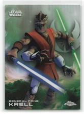 2025 Topps Chrome Star Wars General Pong Krell #119 Refractor