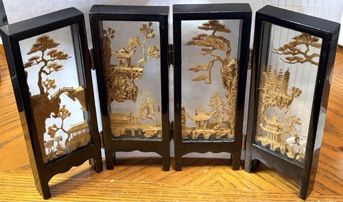 Diorama cinese vintage schermo