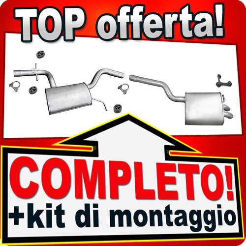 Scarico completo per golf v - scarico,