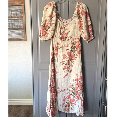 Abito midi floreale faithfull - midi,