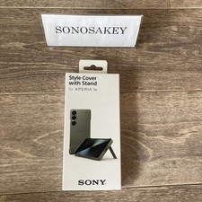 Cover stile Sony XQZ-CBFS con supporto custodia verde muschio per Xperia 1 VII nuova con scatola