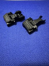 KING ARMS Softair Tacche Mira Ottica Mirino Folding Sight Regolabili Full Metal
