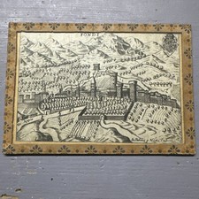 mappa antica da incisione