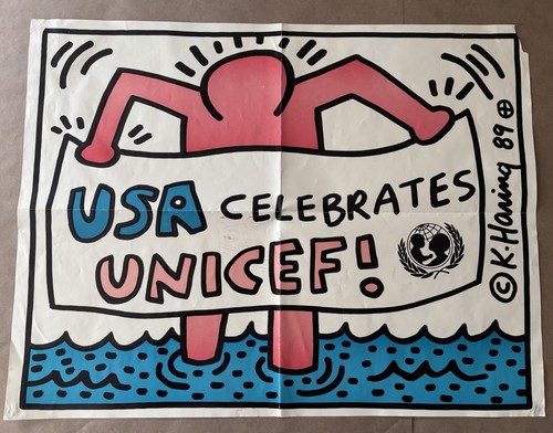 Poster keith haring 1989 usa - poster,