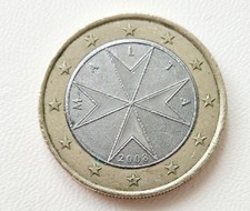 Moneta da 1 euro Malta 2008