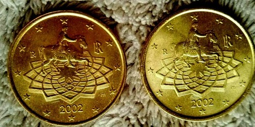 Centesimi euro 2002 italia - 50,