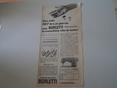 Advertising pubblicità 1958 - advertising,