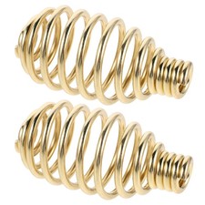 2 Pezzi Maniglia a Molla Spirale in Metallo per Stufa a Pellet Stufa a Legna Grill Camino