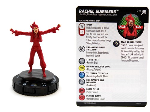Heroclix 019 rachel summers - heroclix,
