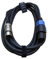 cavo XLR FEMMINA - SPEAKON 2 poli 6 metri per speaker passivi