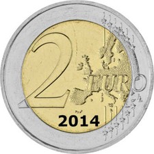 Moneta Commemorativa 2014 Fior di Conio Tutti Paesi Malta Finlandia Francia