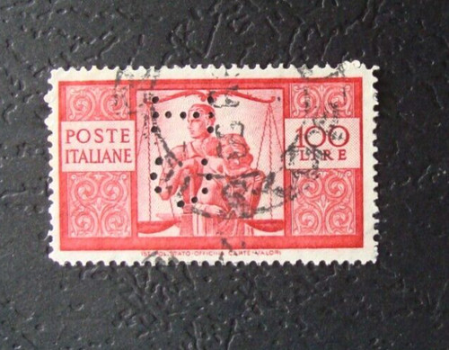 Perfin perforato 1946 - perfin-perforato,