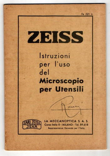 Manuale zeiss istruzioni - zeiss, per