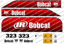 Set Di Adesivi Per Bobcat 323D Mini Escavatore