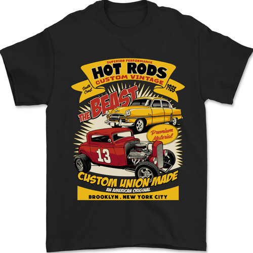 Shirt uomo hot rod - t-shirt,