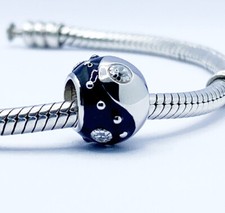 Charm Yin E Yang Fortuna Cinese Argento Sterling 925 Autentico 💖