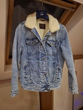 Giacca di jeans sherpa