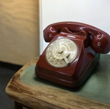 Telefono a Rotella Rosso