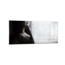 Quadro su Vetro 120x50cm Donna