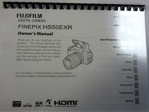 Fuji fujifilm finepix - finepix, hs50exr