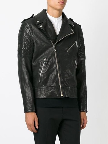 Giubbotto uomo biker pelle - giubbotto,