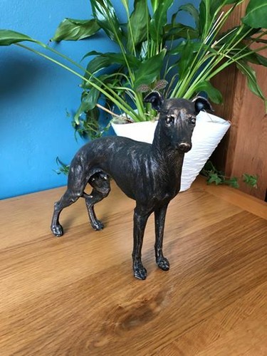 Beautiful bronze painted resin - bronze,