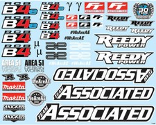 Adesivo Team Associated RC8B4