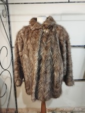 Vintage brown fur jacket short - fur,