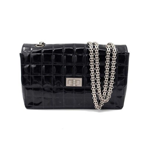 Chanel patent chocolate - patent, 2.55