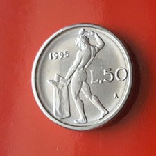 50 LIRE 1995 ERRORE - FRATTURA