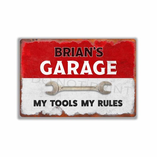 Insegna brians garage - insegna,