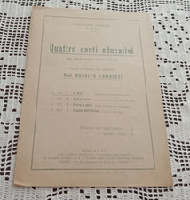 Spartiti Musicali  A SERA Per voce media e piano - Rodolfo Lombezzi A. e C. 1939