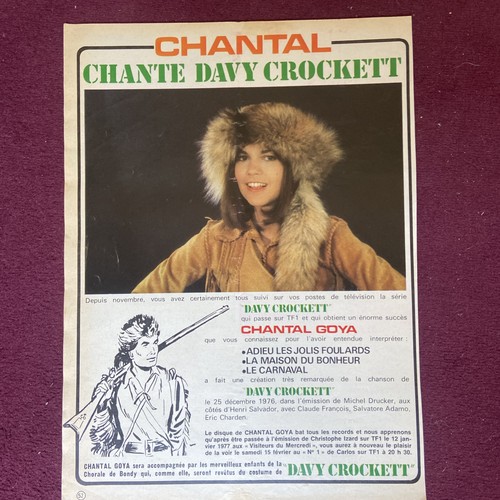 Chantal goya rare publicité - rare,