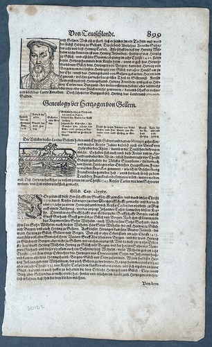 1628 munster antica stampa - munster,