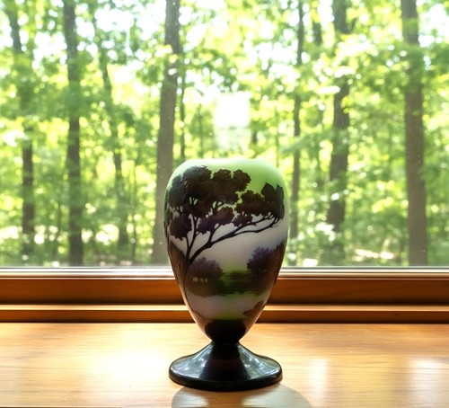 Antico vaso paesaggio cammeo