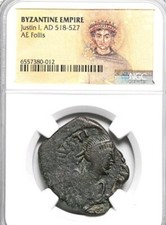  Giustino I, AD 518-527. Æ