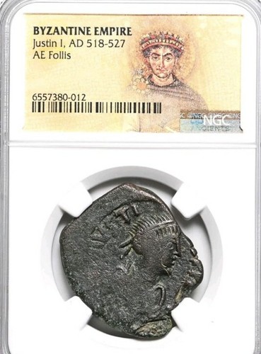 Giustino 518 527 - ad, Æ