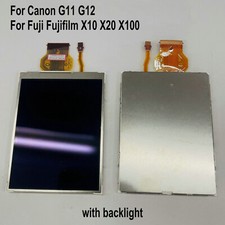 Per Canon G12 G11 Fujifilm X10 X20 X100 fotocamera schermo LCD display con retroilluminazione