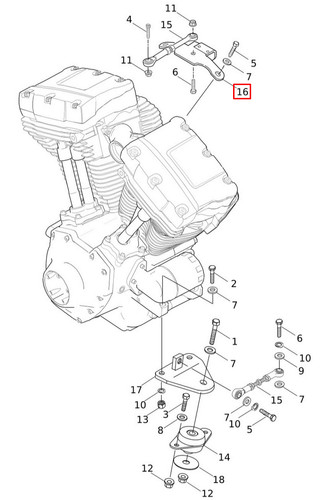 Cinghia motore harley davidson - motore,