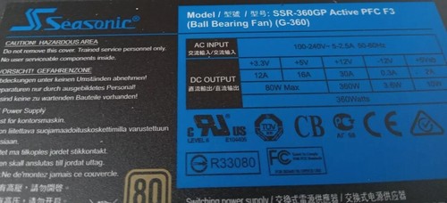 Seasonic 360w atx - seasonic,