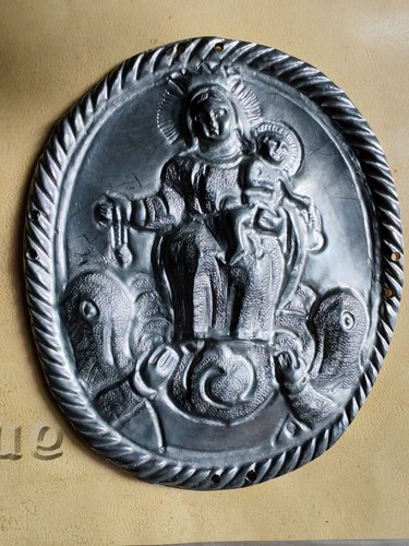 Placca madonna del carmine - carmine, o
