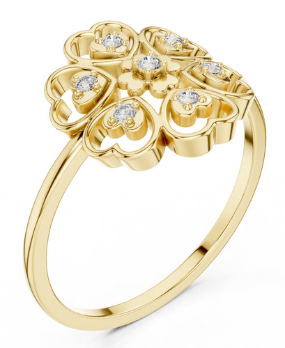 Anello proposta donna fiore - proposta,