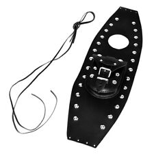 HONDA VT600 SHADOW - TAPPO SERBATOIO PELLE BORCHIATA / PANNELLO / REGGISENO / PAD / COVER