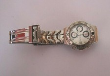 OROLOGIO uomo Acciaio SIGEL, Cronografo, WR Made in Italy movimento Miyota Japan