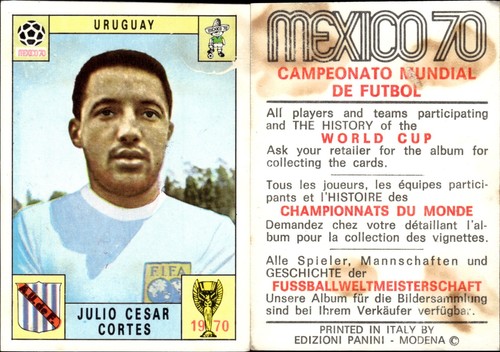 1970 panini mexico uruguay - 1970,