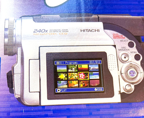Videocamera hitachi mv230a - videocamera,