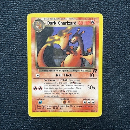 Carta pokemon dark charizard - carta,