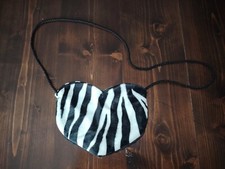 Borsetta cuore zebrata - cuore,